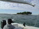 Leaving East Sister and North Harbour Islands