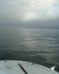 20 miles offshore and it's the calm before the storm.  High tailed it out of there!!
