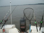 my Catfish spread on the day i blew my motor :( piston was blown in the pic..but i went fishing anyway lol