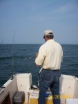 My buddy Dave fixin to set the hook.