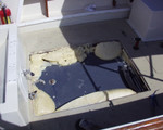Oct, 2004. The tank is all foamed in, almost ready for sea trials.