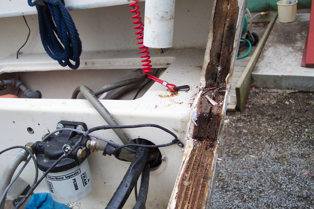 Beginning transom replacement