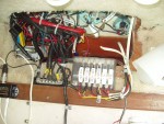 Rewired the dash,and the rest of the boat. Used yacht grade tinned wire, all the connections are soldered, finished with epoxy coated heatshrink tubing, bow to stern