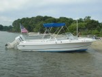 Beached on the Manasquan River in August 2005.