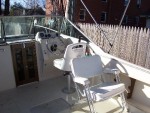 New helm seat and deck chair