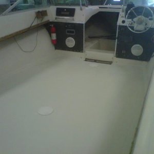 Fresh gelcoat, still tacky