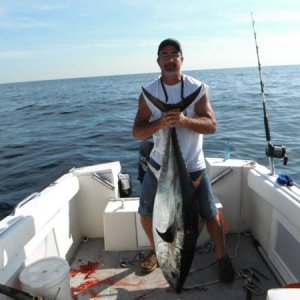 88 Lb Bluefin caught at Chicken Canyon