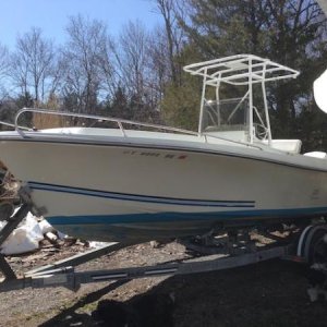 Trailer rebuilt, boat work not yet started