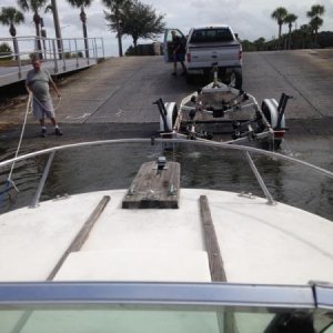 First time in the water since owning it, Tavares Boat Ramp, Central FL