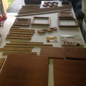 All pieces from Cuddy door back
