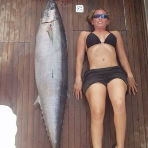 Wahoo!!!<BR>The fish, not the girl.<BR>
Where do I get one of these new fangled fish measuring devices...