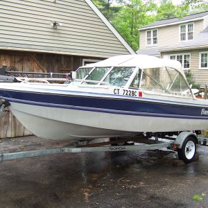 My 15 1/2 foot Forester 151 Phantom, she was a clean boat for sure.