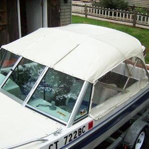 Super clean canvas and not one rip, cut or tear.