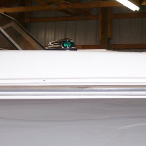 Stbd side relocated running light...
