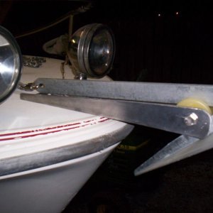 Anchor roller side