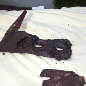 removed and rusted out