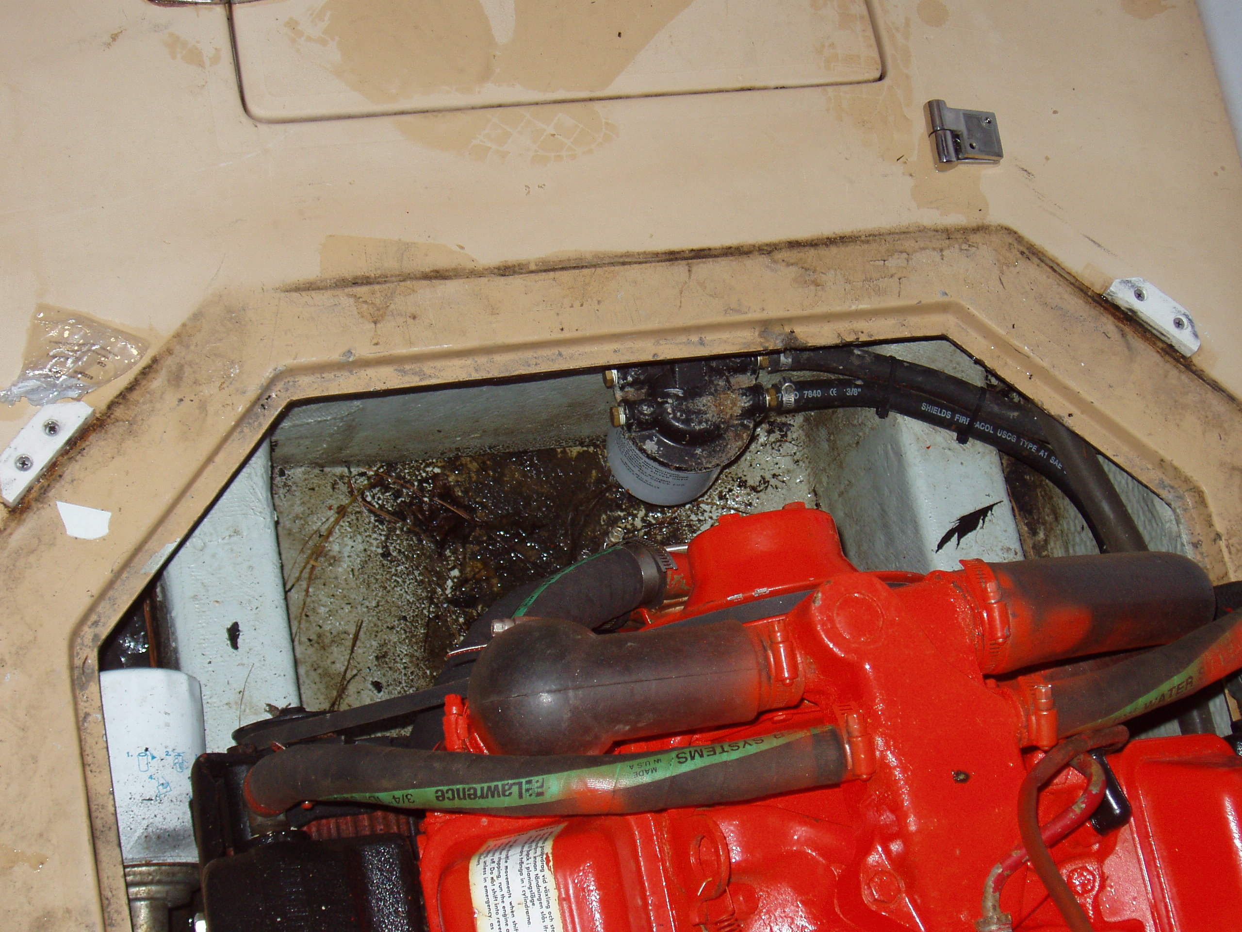 A shot of the fuel filter