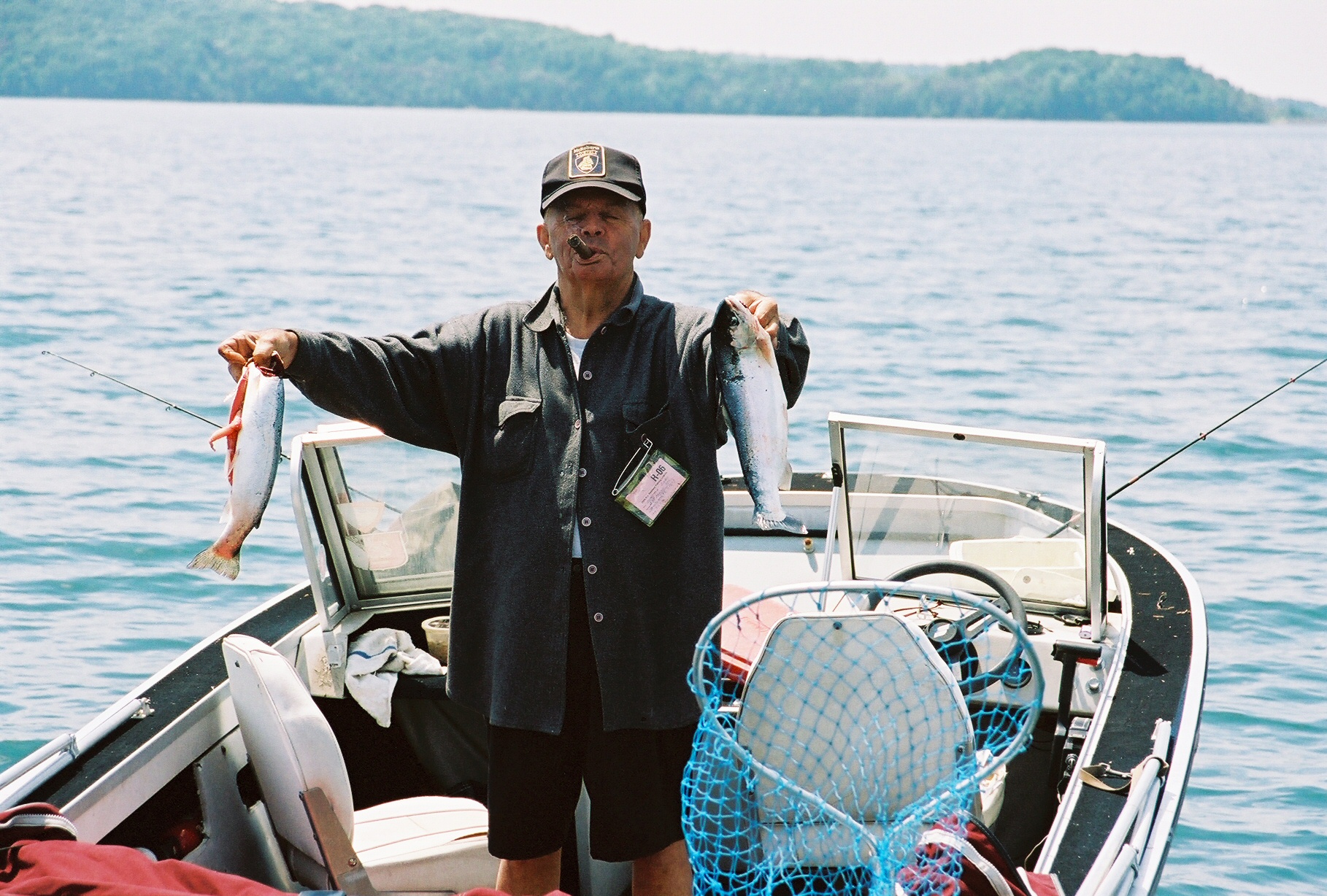 And catches most of the fish, tied up at the Valley