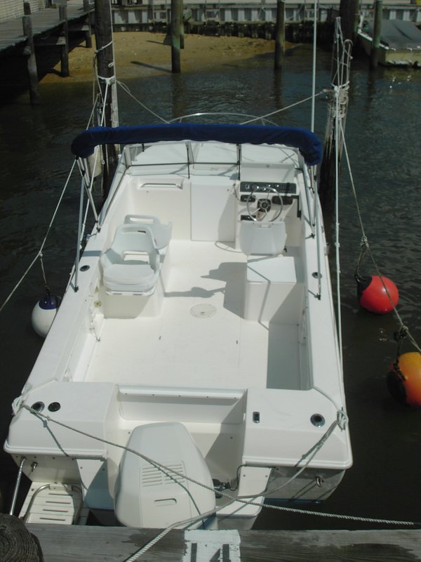 Another view of her in the slip. 