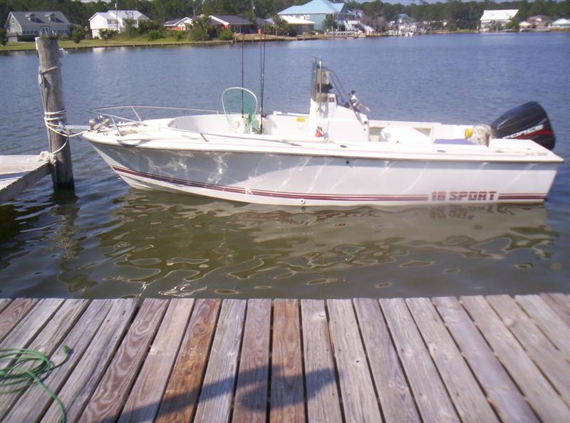 Docked at beachhouse