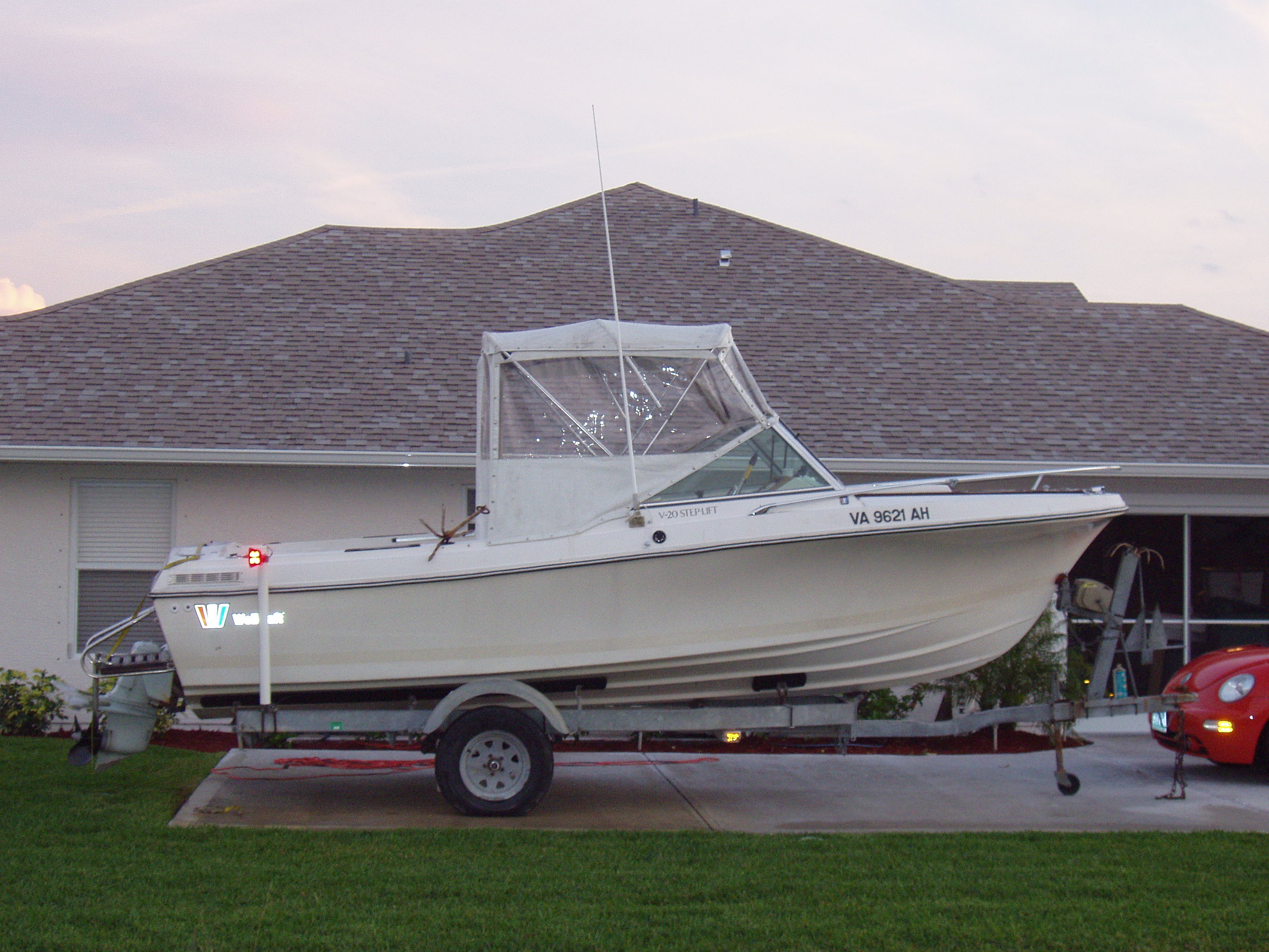 Doing a little work, refitting the bow rail with all new stainless steel, wont be needing the enclosure here in florida