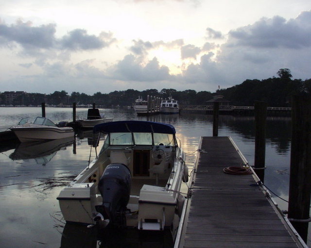 Morning after a storm,
Skull Creek.
