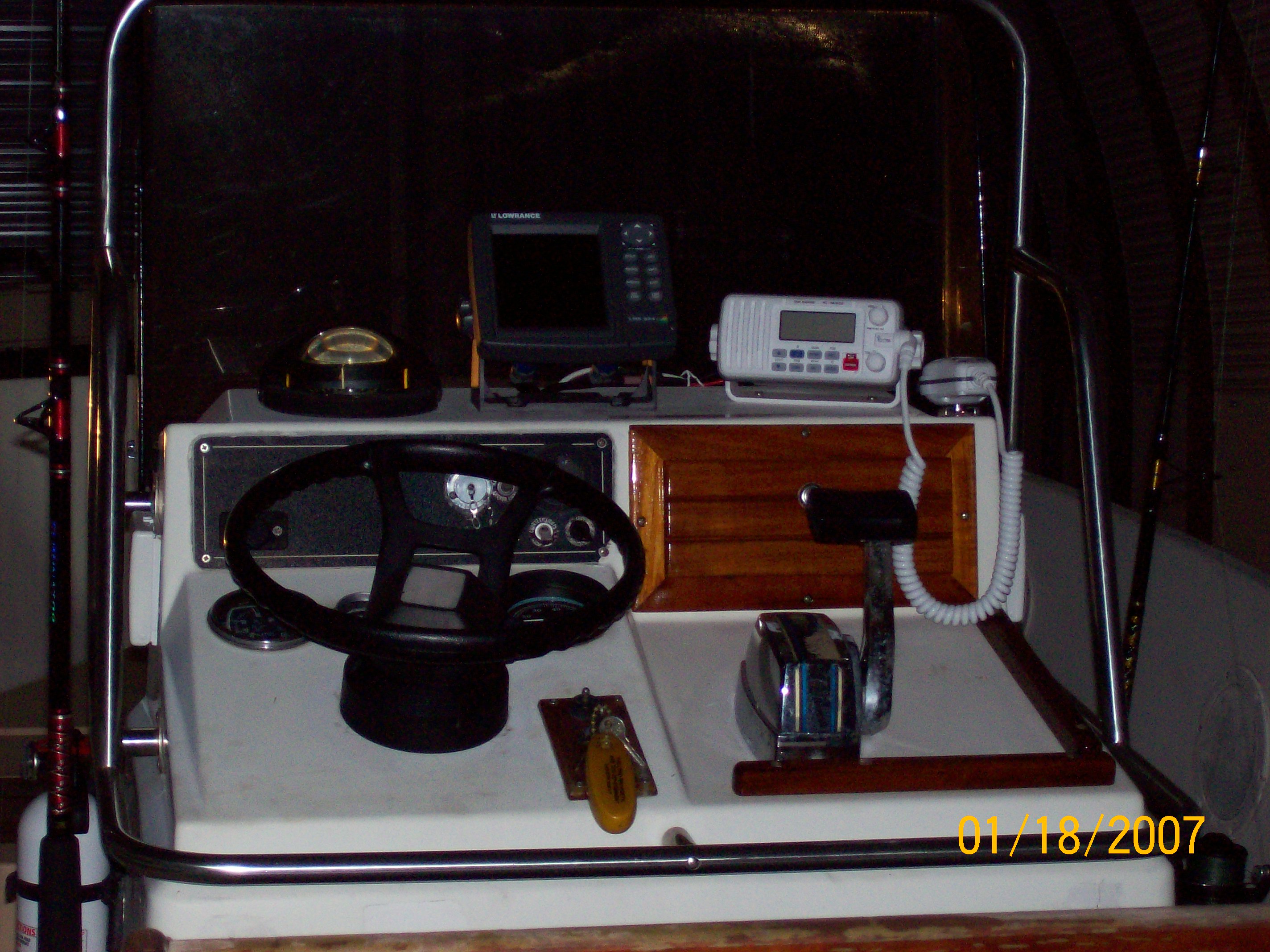 New fish finder Lowrance LMS 334 igps