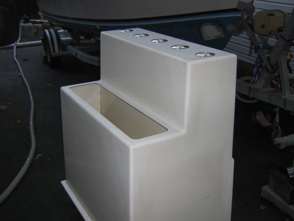 nice ebay score, leaning post with tackle storage.