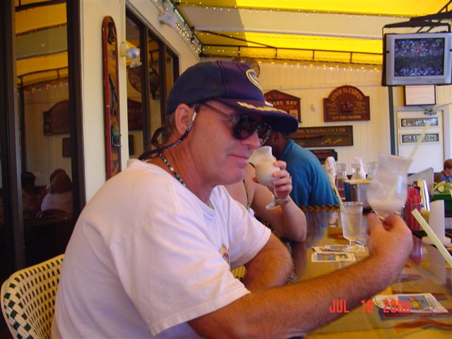 Now this is what I'm talkin about. Pina Colada's at Banana Boat!