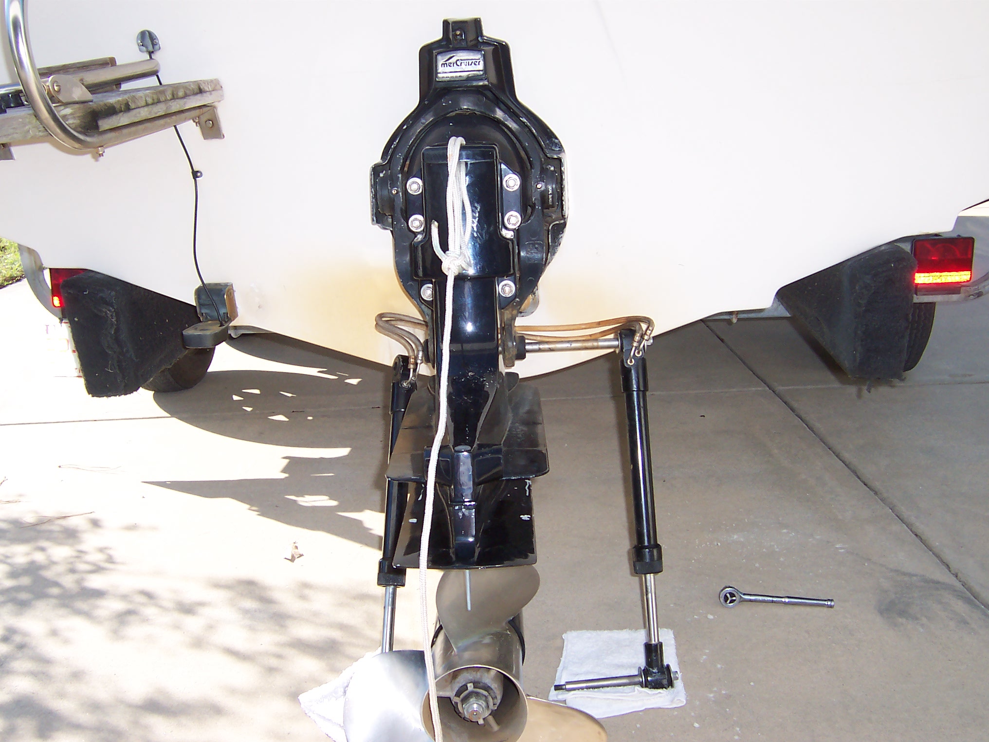 removing outdrive