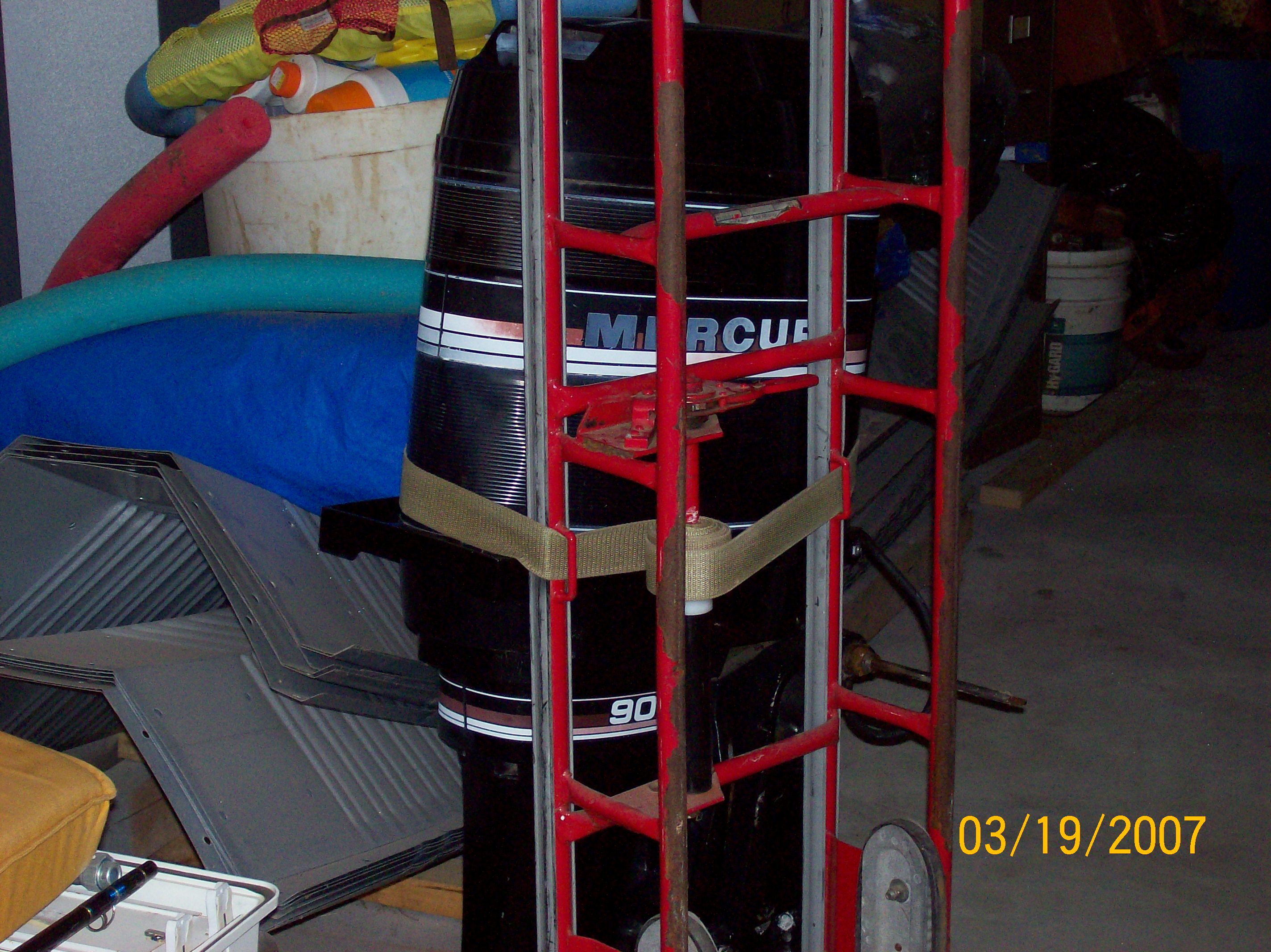 Spare 90 hp merc for parts, $100