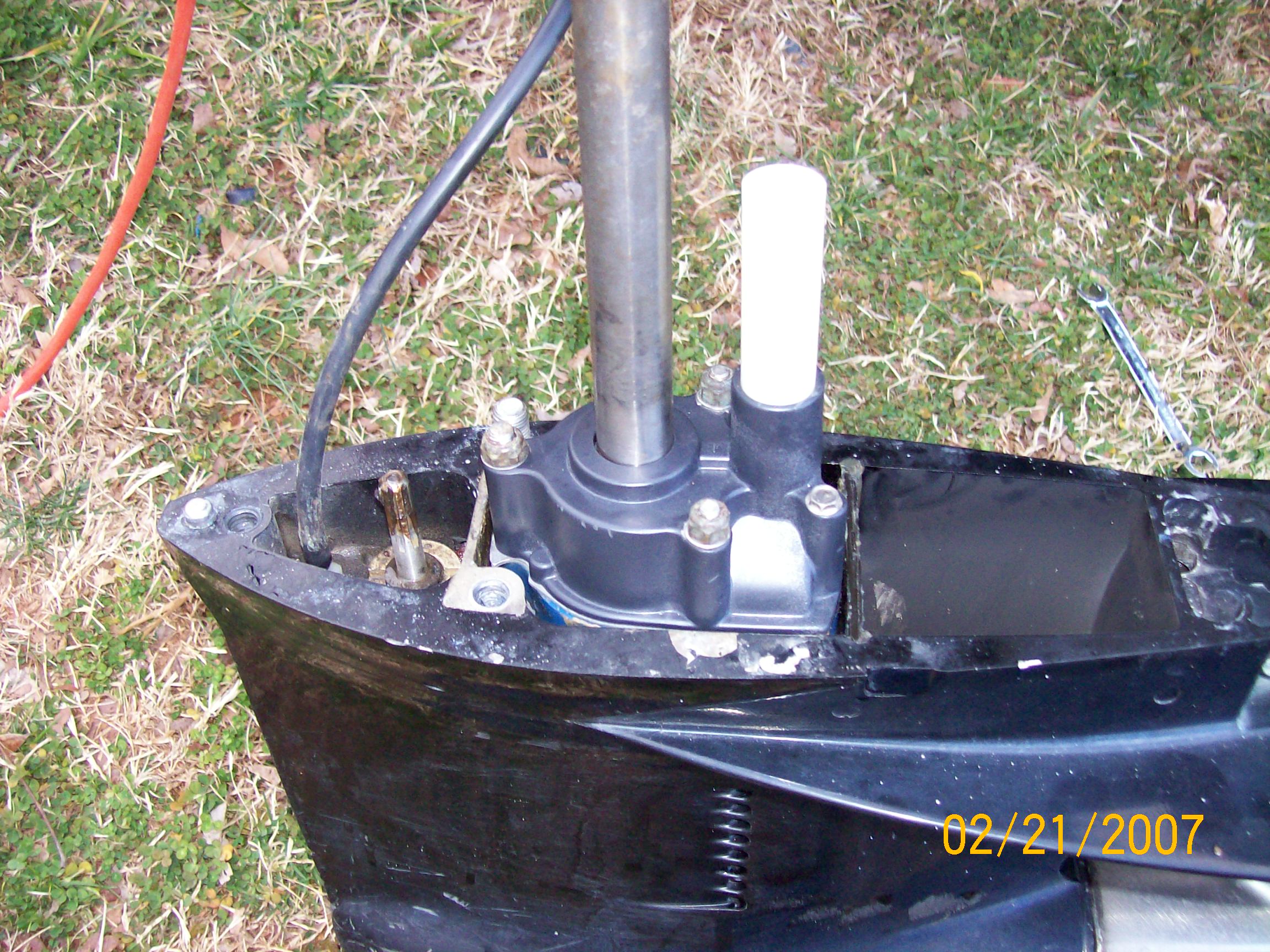 The new water pump that solved the overheating problem.